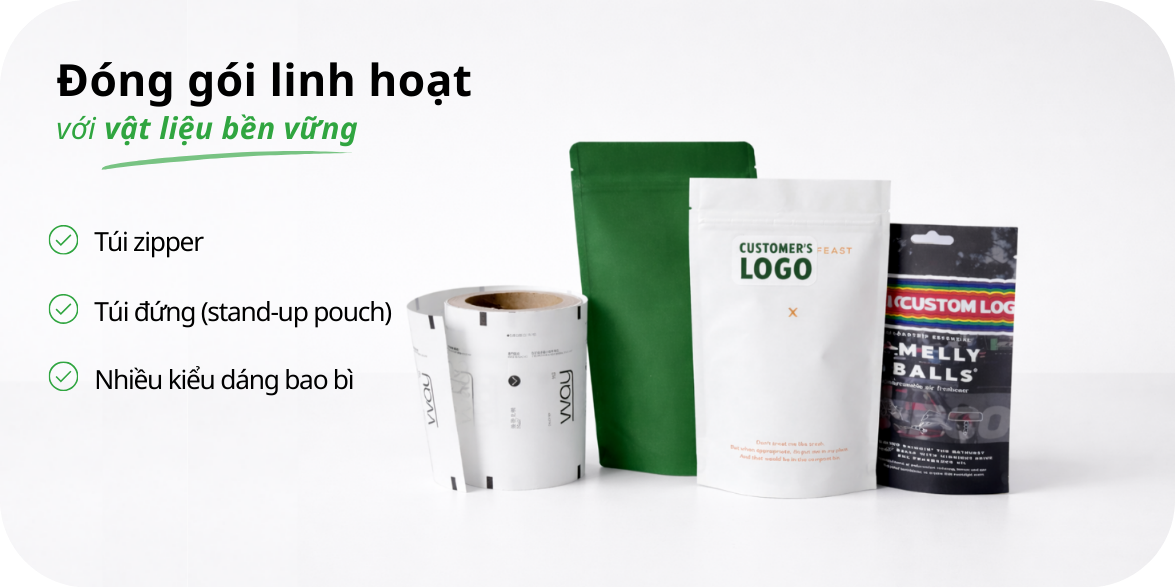 Bao bì màng ghép thân thiện môi trường