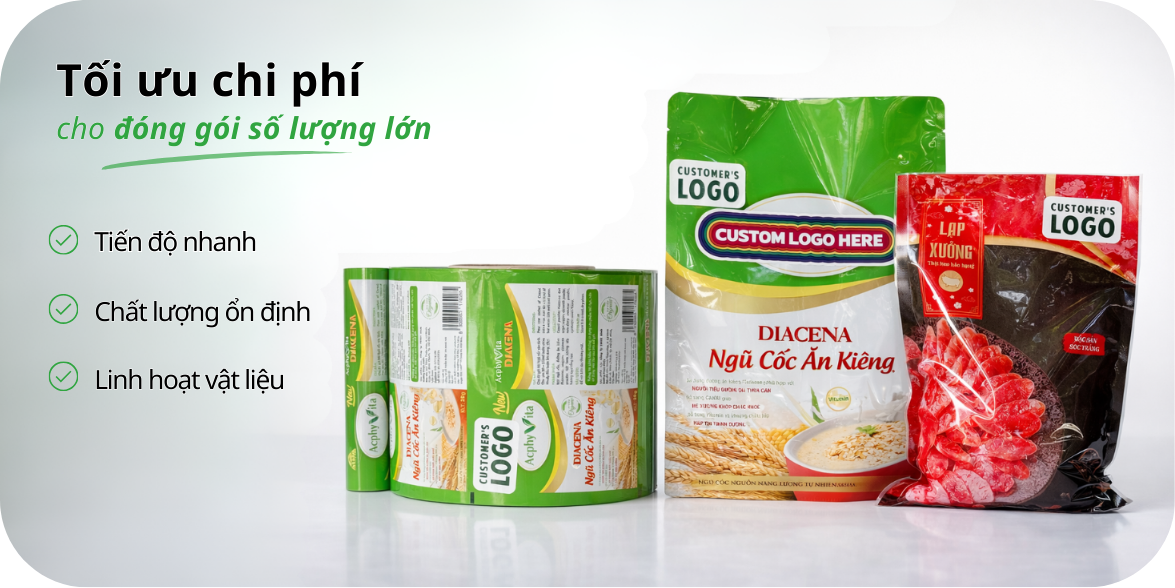 Bao bì màng ghép in trục đồng