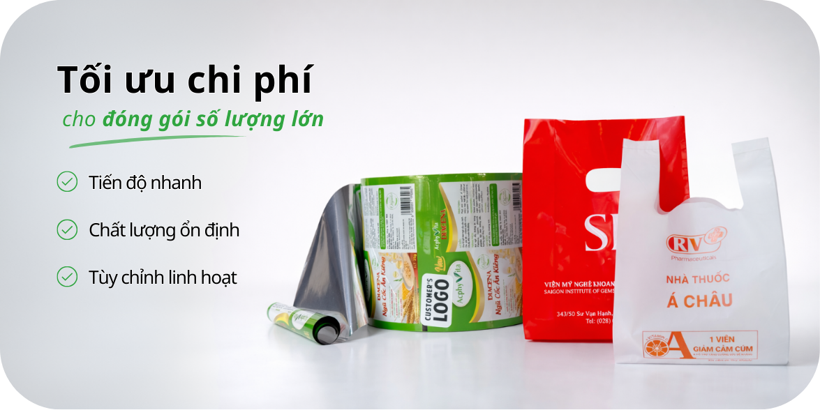 In bao bì số lượng nhiều