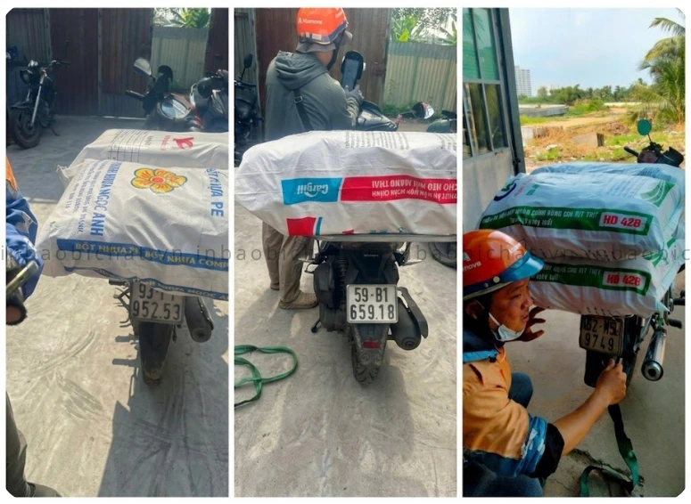 Kho hàng sỉ túi 2 quai PE đen luôn sẵn số lượng lớn