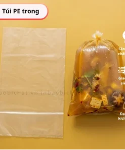 túi pe trong đựng nước lẩu nước sốt nước chấm hủ tiếu nước lèo