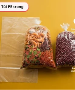 túi pe trongnoong sản khô dẻo dai đựng bánh kẹo đậu hạt khô