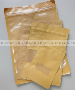 các loại túi zip giấy đáy đứng