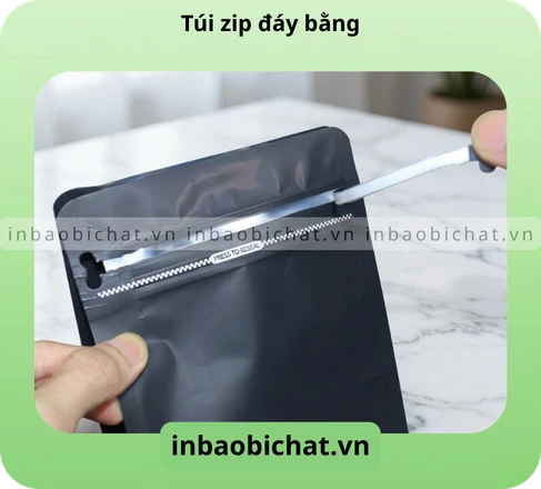 Hướng dẫn cách mở khóa zip túi 8 cạnh đáy bằng