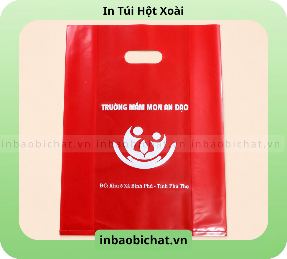 Bảng màu túi hột xoài có sẵn đa dạng: Túi hột xoài sữa, xoài trong, xoài màu thường, xoài màu pastel