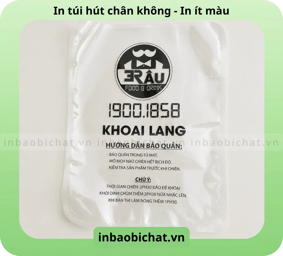 Túi dẻo dai chất lượng phù hợp cho cả đóng gói đồ khô, đồ ướt và đồ đông lạnh