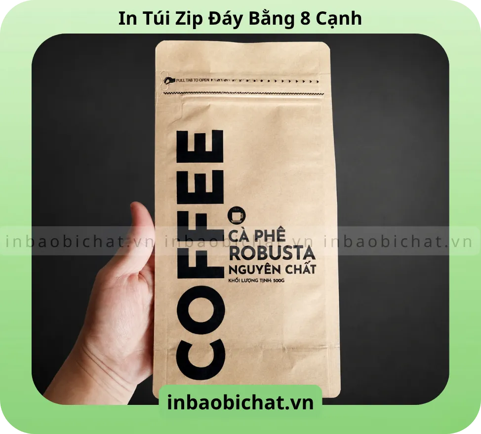 Đa dạng chất liệu, màu sắc - Túi có tráng bạc bên trong - Giúp bao bì chống ẩm và chống thấm khí tốt