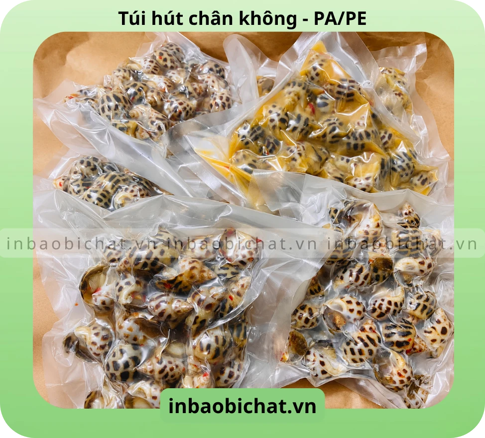 Túi dẻo dai phù hợp hút chân không đa dạng thực phẩm