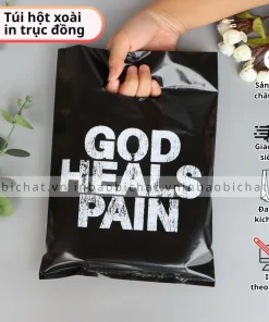 In túi hột xoài bóng đẹp cao cấp, in logo thuong hiệu túi hột xoài theo yêu cầu