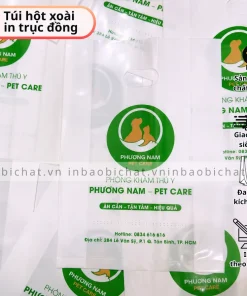 in túi hột xoài cho shop thú cưng, túi shop phòng khám thú y, Túi Nilon Phòng Khám Thú Y, Bao Nhựa Phòng Khám Thú Y, Túi Nhựa Phòng Khám Thú Y, Bao Nilon Phòng Khám Thú Y Đẹp Giá rẻ