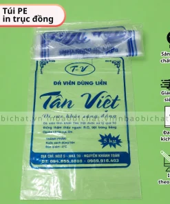 túi pe đựng đá viên in ống đồng, Túi PE 5kg đựng đá viên, In túi PE đựng đá viên, Túi PE đựng thực phẩm, In túi pe đựng nước đá, in túi pe theo yêu cầu, TÚI PE MIỆNG BẰNG IN, túi pe trong suốt in ấn, in túi pe cắt ngang miệng