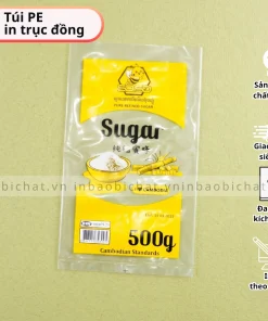 túi pe in ống đồng, In Túi PE đựng đường, In túi PE đựng 500g đường, Túi PE đựng thực phẩm, túi pe in đựng đường, in túi pe nhiều màu, in túi pe theo yêu cầu, TÚI PE MIỆNG BẰNG IN, túi pe trong suốt in ấn, in túi pe cắt ngang miệng