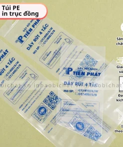 Túi PE trong đựng linh kiện in trục đồng, Túi PE in ống đồng, Túi PE trong đựng linh kiện, in túi pe theo yêu cầu, TÚI PE MIỆNG BẰNG IN, túi pe trong suốt in ấn, in túi pe cắt ngang miệng