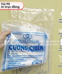 túi pe in ống đồng, Túi PE 5kg đựng đá viên, In túi PE đựng đá viên, Túi PE đựng thực phẩm, In túi pe đựng nước đá, in túi pe theo yêu cầu, TÚI PE MIỆNG BẰNG IN, túi pe trong suốt in ấn, in túi pe cắt ngang miệng