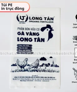 Túi PE in trục đồng, in túi pe đựng phân bón đa dạng kích thước, In Túi Đựng Phân Bón màu trắng sữa, Túi PE đựng phân bón, in túi pe theo yêu cầu, TÚI PE MIỆNG BẰNG IN, túi pe trong suốt in ấn