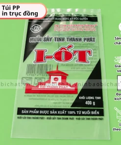 chuyên in trục đồng túi PP đựng muối 500g 1kg, In túi PP số lượng lớn giá rẻ, số lượng từ 200kg, túi PP đa dạng kiểu dáng, kích thước, in túi PP theo yêu cầu, công ty tnhh bao bì Ngọc Thành 0348255079