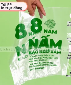 chuyên in trục đồng túi PP đựng nấm, In túi PP số lượng lớn giá rẻ, số lượng từ 200kg, túi PP đa dạng kiểu dáng, kích thước, in túi PP theo yêu cầu, công ty tnhh bao bì Ngọc Thành 0348255079