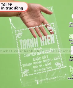 chuyên in trục đồng túi PP đựng ruốc sấy đẹp giá rẻ, In túi PP số lượng lớn giá rẻ, số lượng từ 200kg, túi PP đa dạng kiểu dáng, kích thước, in túi PP theo yêu cầu, công ty tnhh bao bì Ngọc Thành 0348255079